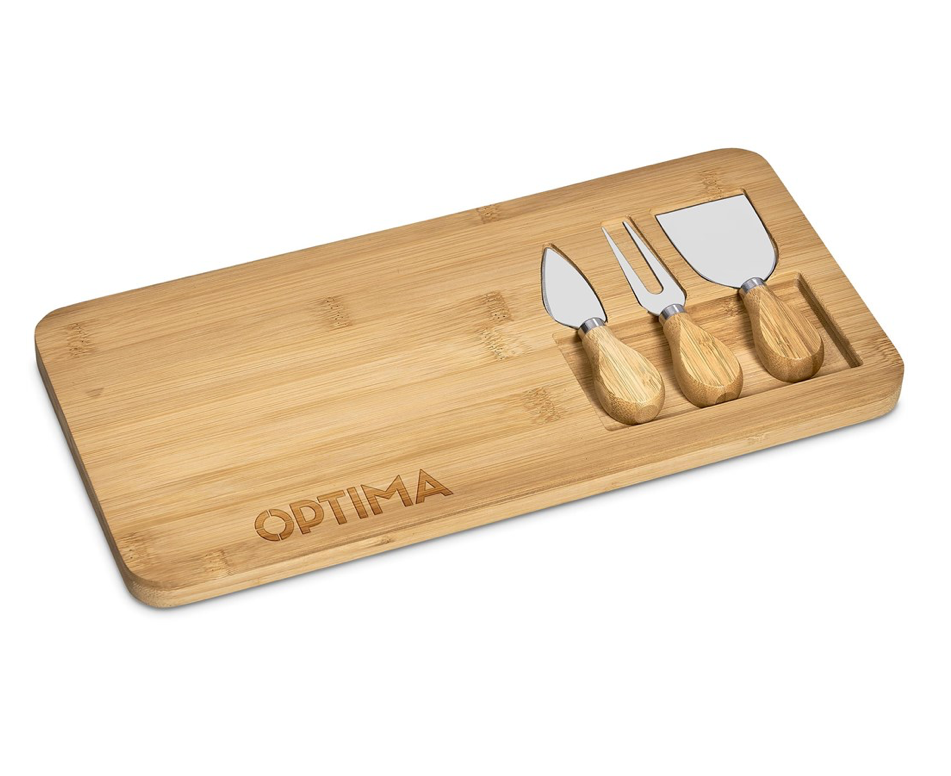 Okiyo Chizu Bamboo Cheese Board Set
