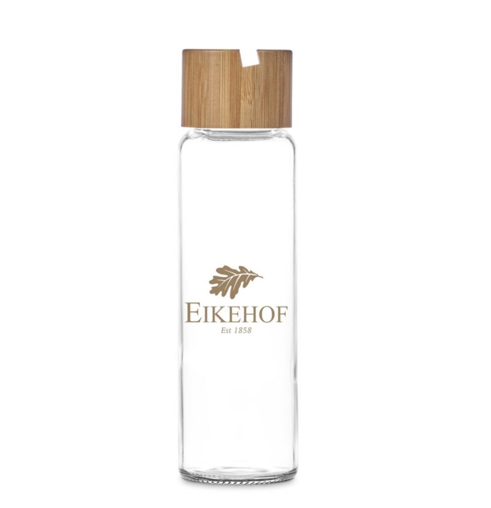Okiyo Kenko Phone Stand Glass Water Bottle - 700ml
