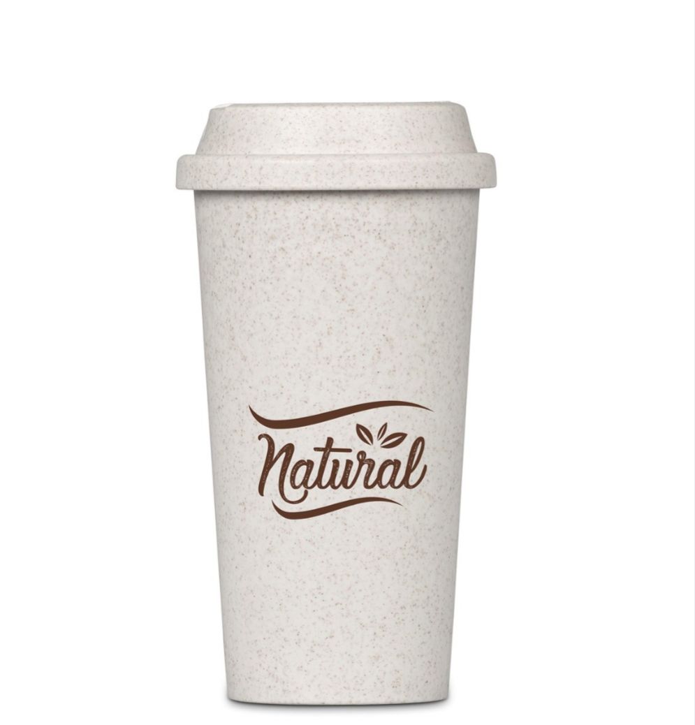 Okiyo Katagi Wheat Straw Double-Wall Tumbler – 450ml